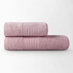 Пудровое полотенце для ванной - интернет магазин - Очарование текстиля