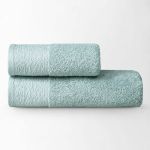 Полотенце для ванной цвета морская волна - интернет магазин - Очарование текстиля